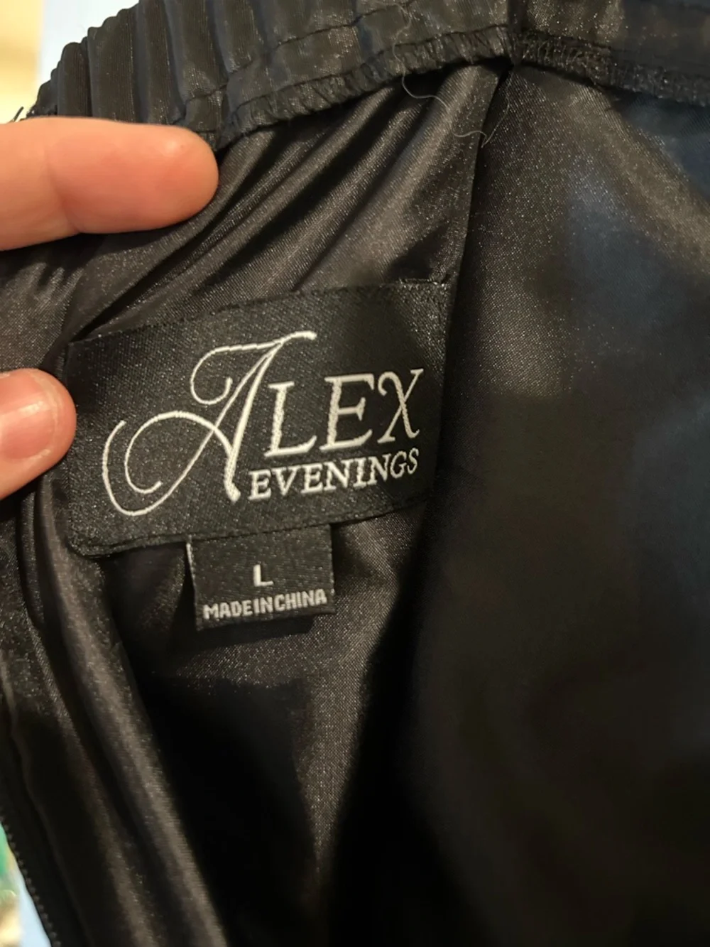 Vintage Alex Evenings Black Maxi Ballgown Skirt, EUC - Picture 9 of 10